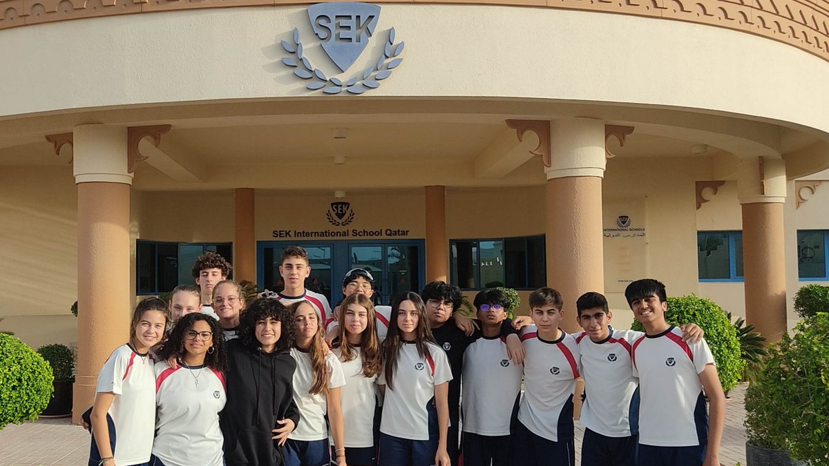 sekqatar's tweet photo. A shoutout to our unstoppable U16's boys and girls #volleyball teams for their impressive victories against the American School of Doha! 🎉🏐

U16 girls: 25-6 / 25-9
U16 boys: 25-5 / 25-16

Thank you all for cheering us on! 🙌🏻 💙 #sports #community #support #IBschool https://t.co/9jJl5wNG1R