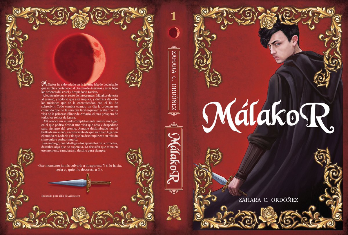 RECORRIDO COMPLETO CUBIERTA MÁLAKOR 🔥
Pues aquí os dejo el recorrido completo de la cubierta de #Málakor. Espero que os guste y que vayáis guardando los dineros porque en MUY POQUITO estará disponible en digital y tapa blanda 😏
Es obra de la maravillosa <a href="/YlliaArt/">Yllia de Xiloscient🧝🏻‍♀️(Commissions: OPEN)</a>  ❤️