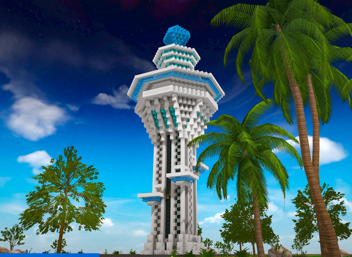 nitrotaz4's tweet photo. @BitDotCity @bc_kaosland @BC_Pioneer @BitDotCountry How cool is the design of the tower. Detailing on top) https://t.co/PbUm9SsBcq