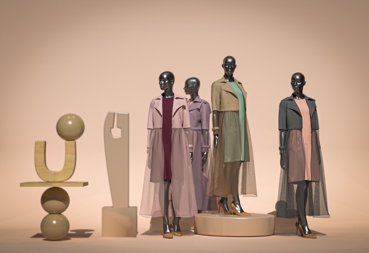 A refreshing take on fashion that blends urban flair with a gentle touch of nature, resulting in a look that is effortlessly stylish and harmoniously serene. #originaldesigns #kinestry #digitalfashion