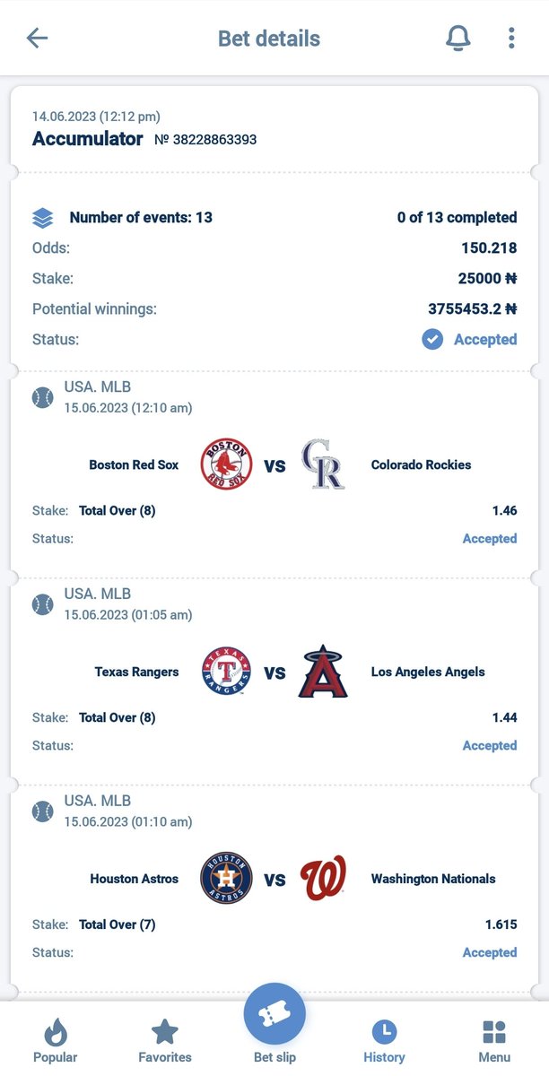BettingTipsMan's tweet photo. Baseball 150 odds &amp; 40 odds edit on 1xBet

Edited from my bro, @Ekitipikin 

Register here ➡️ https://t.co/lOblYzGeIU

Promocode: BetTM1x https://t.co/nakFGTfyBp