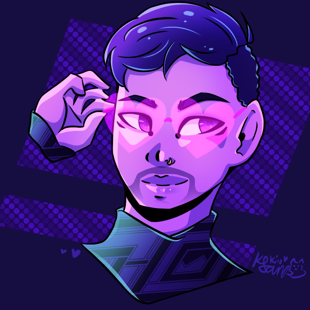 💕~reference -> @PiStoffers  ~💕
.
A little 90min artwork I did a while ago because the original photo (insta/FB) inspired me. It was pretty fun playing with the color's and those glasses are LOVE!~✨
.
.
.
#germanmangaart #lordofthelost #fanart #digitalillustration #pistoffers