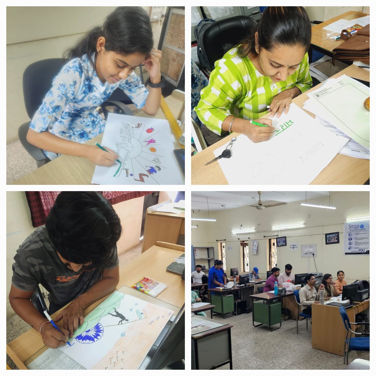 भा.  खा.  नि . मण्डल कार्यालय इंदौर मे पेंटिंग  प्रतियोगिता आयोजित की गयी ,आयोजन के दौरान उपस्थित अधिकारी एवं कर्मचारी गण |
@FCI_India
@FciWest
@fcirobhopal