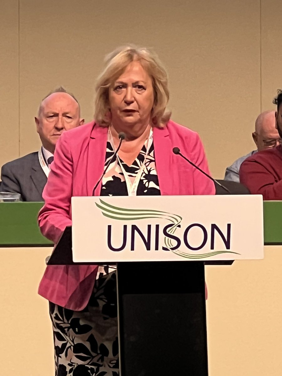 Another rousing speech from our great General Secretary @cmcanea at #uNDC23 

We’ve had an incredible year, standing up, speaking out & fighting for our members & the future of our Public Services! 

@unisontheunion doesn’t just fight & win for our members, we change history! ✊🏾