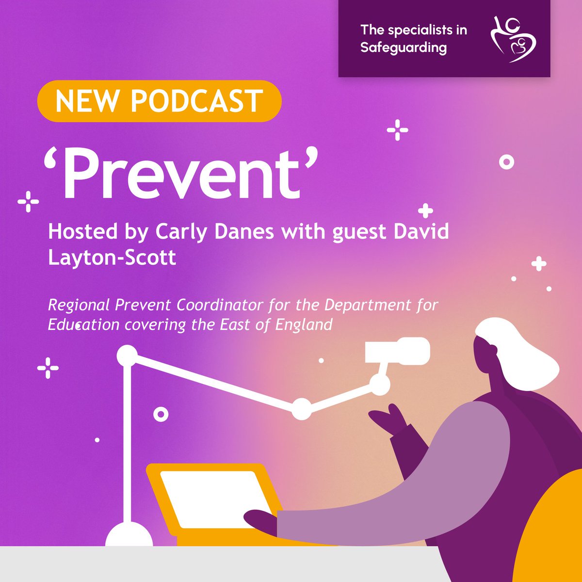 🎙️ NEW PODCAST EPISODE 🎙️

Join Carly & this week's guest David Layton-Scott the Regional Prevent Coordinator for the Department for Education covering the East of England

podcasts.apple.com/gb/podcast/pre…

#Safeguarding #ProtectingChildren #ChildSafety #PreventingAbuse #ChildProtection