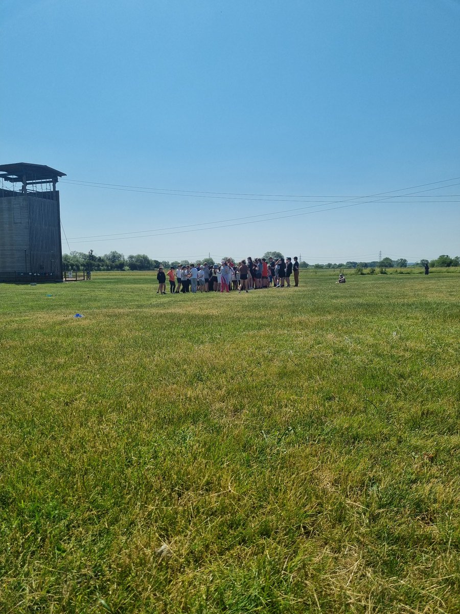 HBJSCH63's tweet photo. Staff picnic while the children take part in their team building games. We made it! Mrs Collins' brownies have powered us through the residential! #HBJS #TeamHBJS https://t.co/EdELJtDZHa