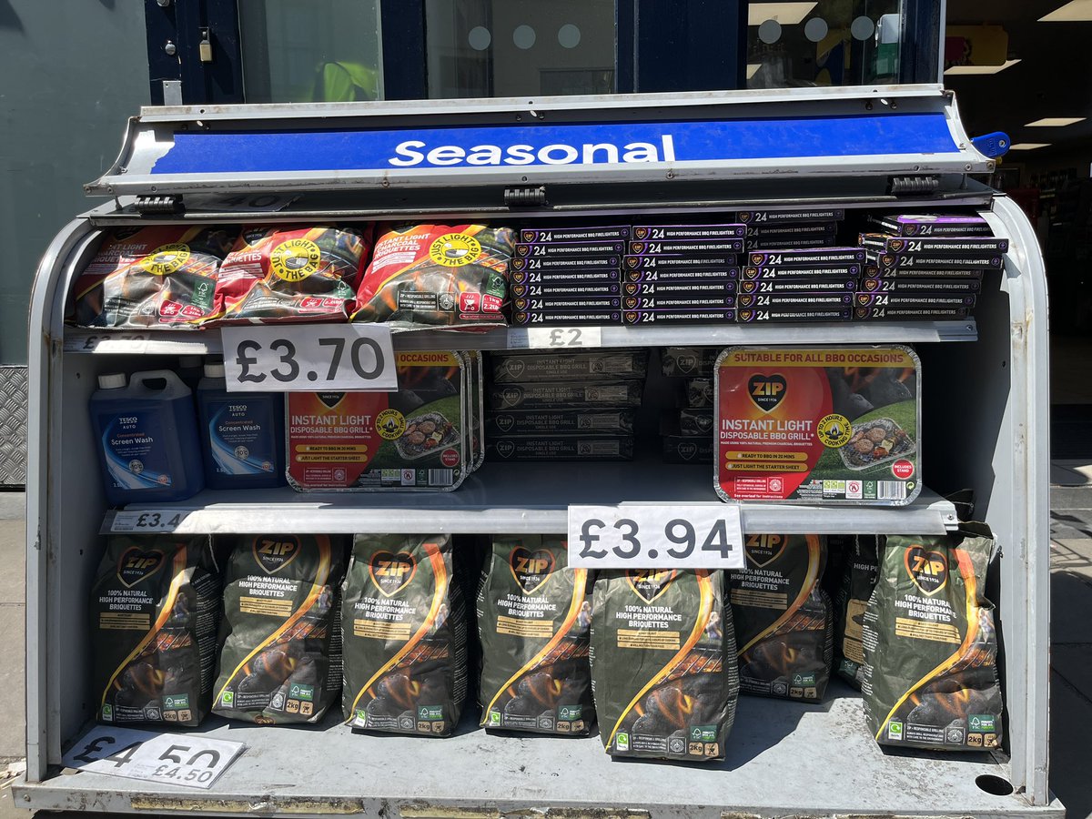 @NoDisposableBBQ @keswickbootco @sainsburys Not just @Sainburyscs, @Tesco in Ambleside are selling them too. @CumbriaFire #wildfires