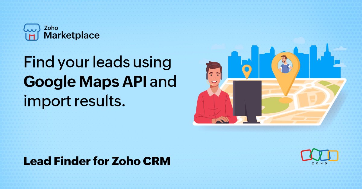 ZohoMarketplace's tweet photo. 🎯 Find your target market with the Lead Finder extension for @ZohoCRM! Use Google Maps API to search businesses based on keywords and location. Import results to Zoho CRM or download as CSV. Discover now: https://t.co/JlnK4ERdiS
#CRMintegration #leadfinder https://t.co/Hzcn3xdz98