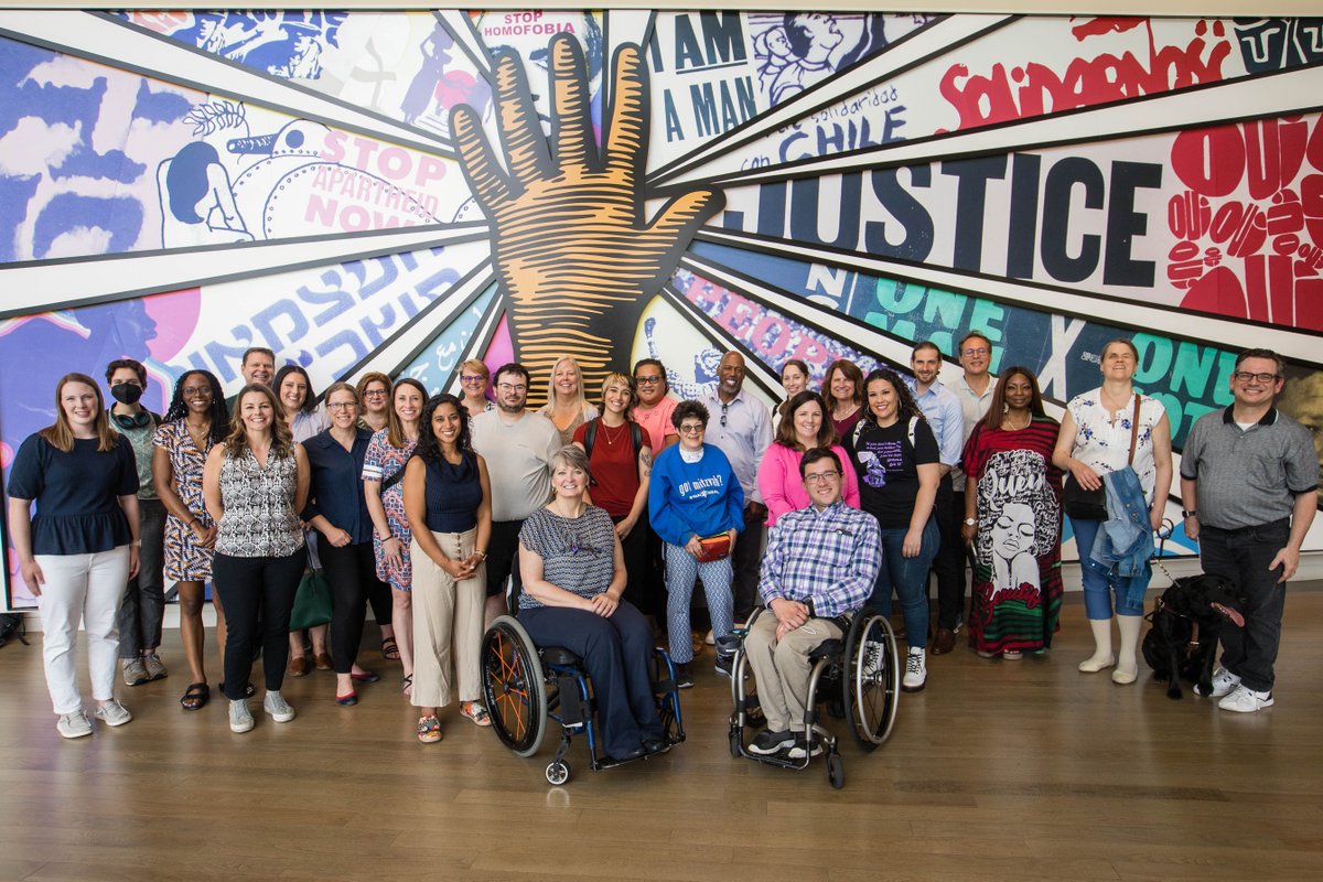 CLD_GSU's tweet photo. The 2023 AUCD Leadership Academy participants visited The National Center for Civil and Human Rights. The museum is dedicated to the achievements of the civil & human rights movement. They participated in exhibitions, engagements, and conversations. #AUCD #AUCDleadership https://t.co/cn2CcYrxqa