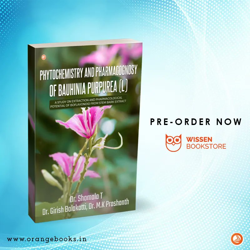 Dr. Shamala T 's book "Phytochemistry and Pharmacognosy of Bauhinia purpurea (L)" is now available in paperback format. Pre Order your copy now!
Self Book Store: buff.ly/3CtMJbS 
.
.
.
#orangebooks #selfpublishing #bookstore #bosktagram #writerofinstrgram #preorder