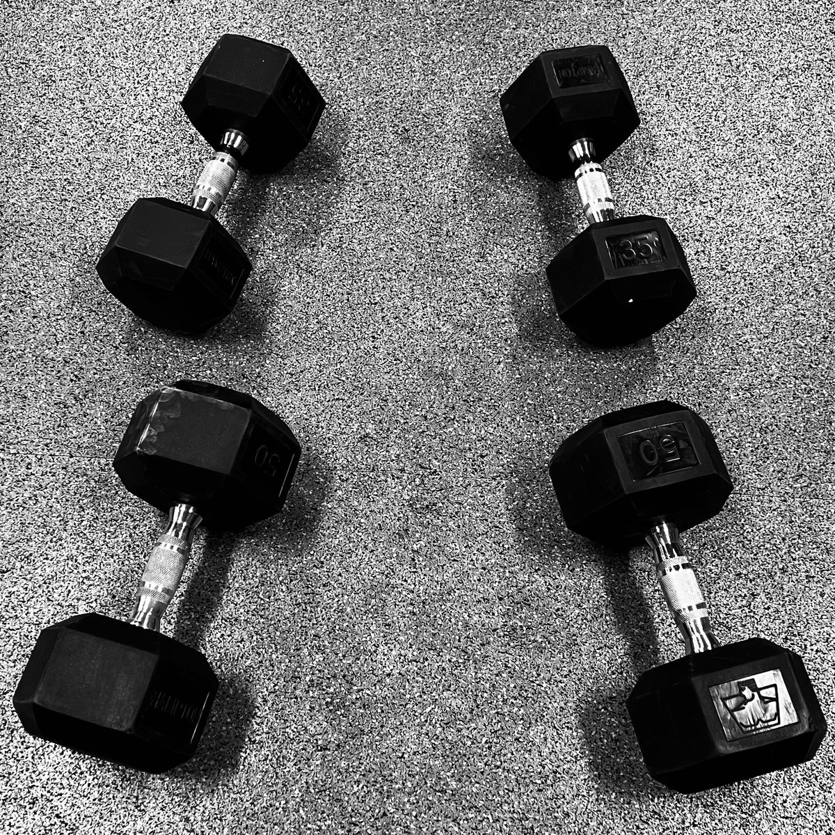 Aftermath. 
Dumbbell domination.