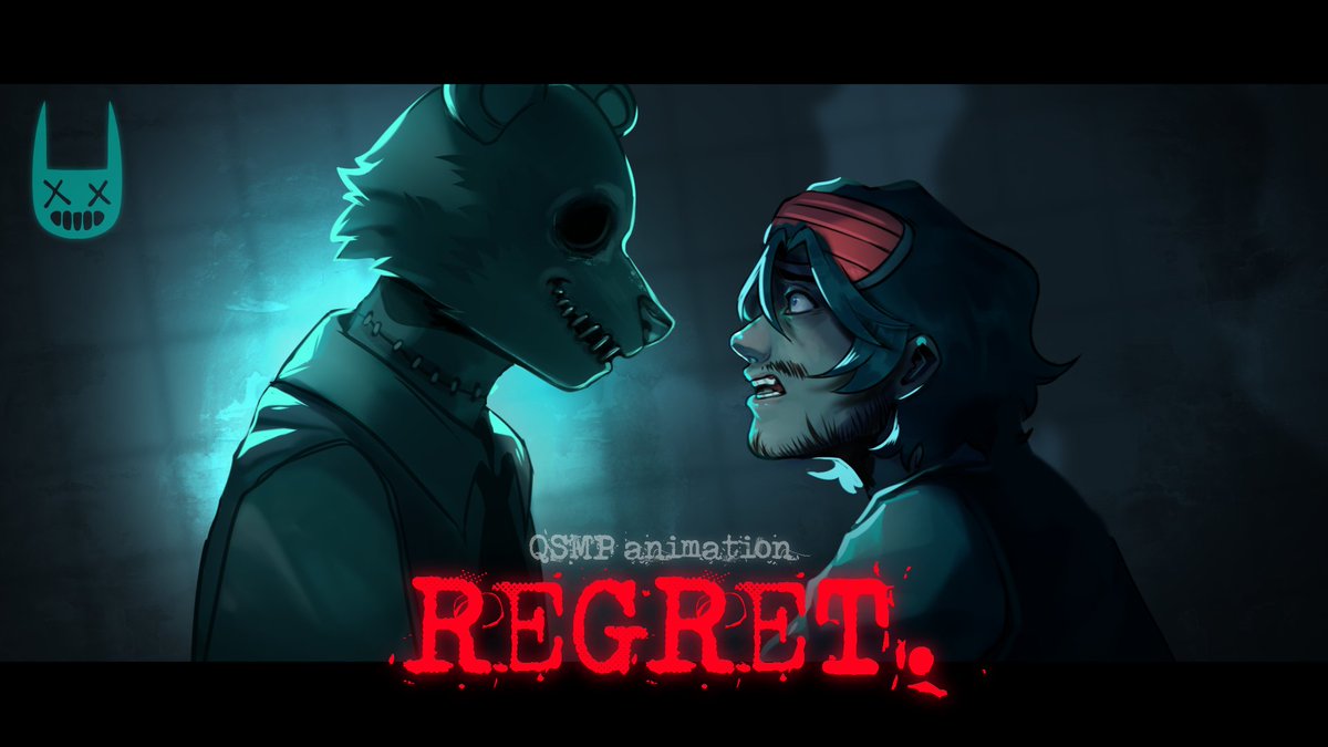 After 2 weeks of working non-stop and forgetting what sunlight feels like on my skin, I present to you:

REGRET - A #QSMP ANIMATION / SHORT FILM
youtu.be/fDQSp0BcJGo

Eight minutes and fifty-one seconds for your enjoyment. #qsmpfanarts #qsmpbrasil 

@cellbit @Forevitao 🫡