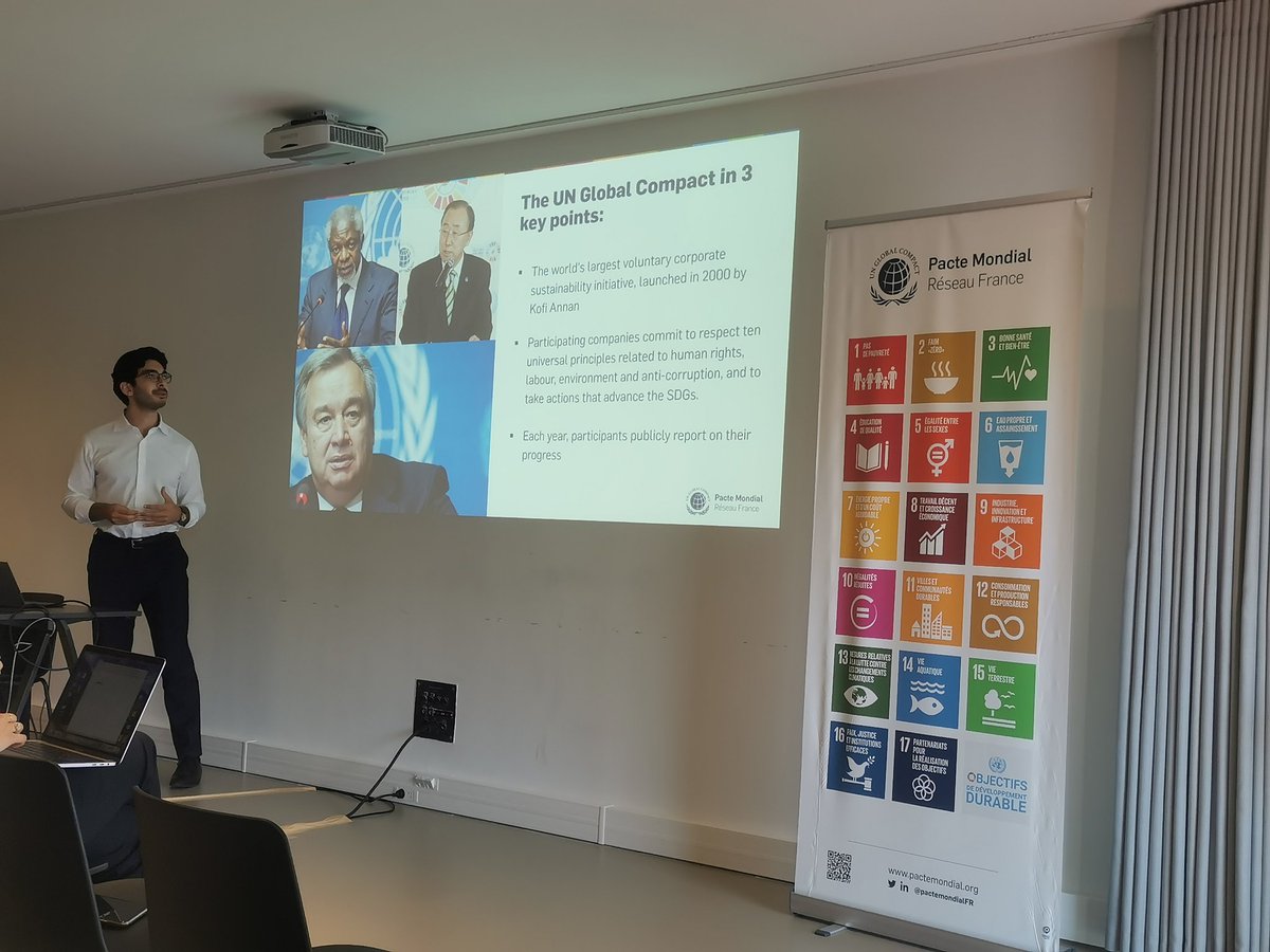 Atelier avec le Pacte Mondial des nations unies sur la mise en œuvre des objectifs durables #odd