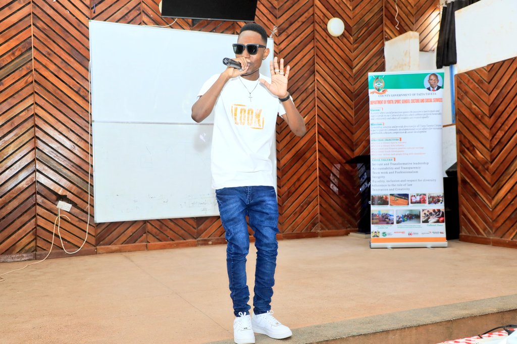 Official launch of #SanaaKamaBiashara006 happening now at the Coast Institute of Technology (CIT), Voi. #KaziTuitendePamoja006