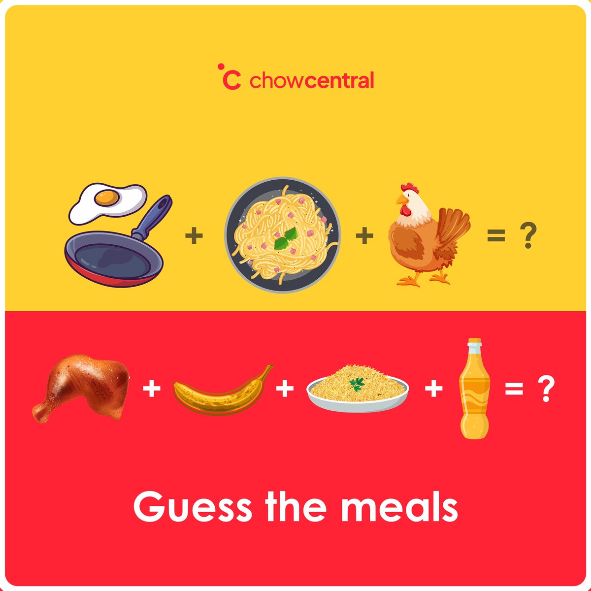 500chow's tweet image. Over to you 🤭

Hint: All meals are from our menu

#thefoodbangs 
#spoiltforchoice