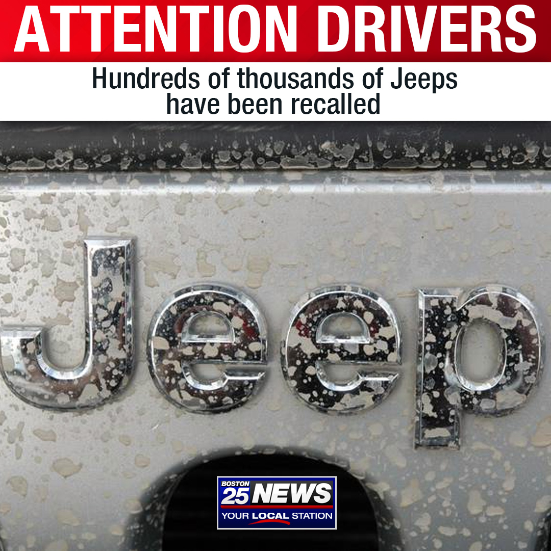 boston25's tweet photo. Recall alert: 331K Jeeps recalled, rear springs can detach while moving https://t.co/sKwkvOLyNe https://t.co/0i3zmG30P5