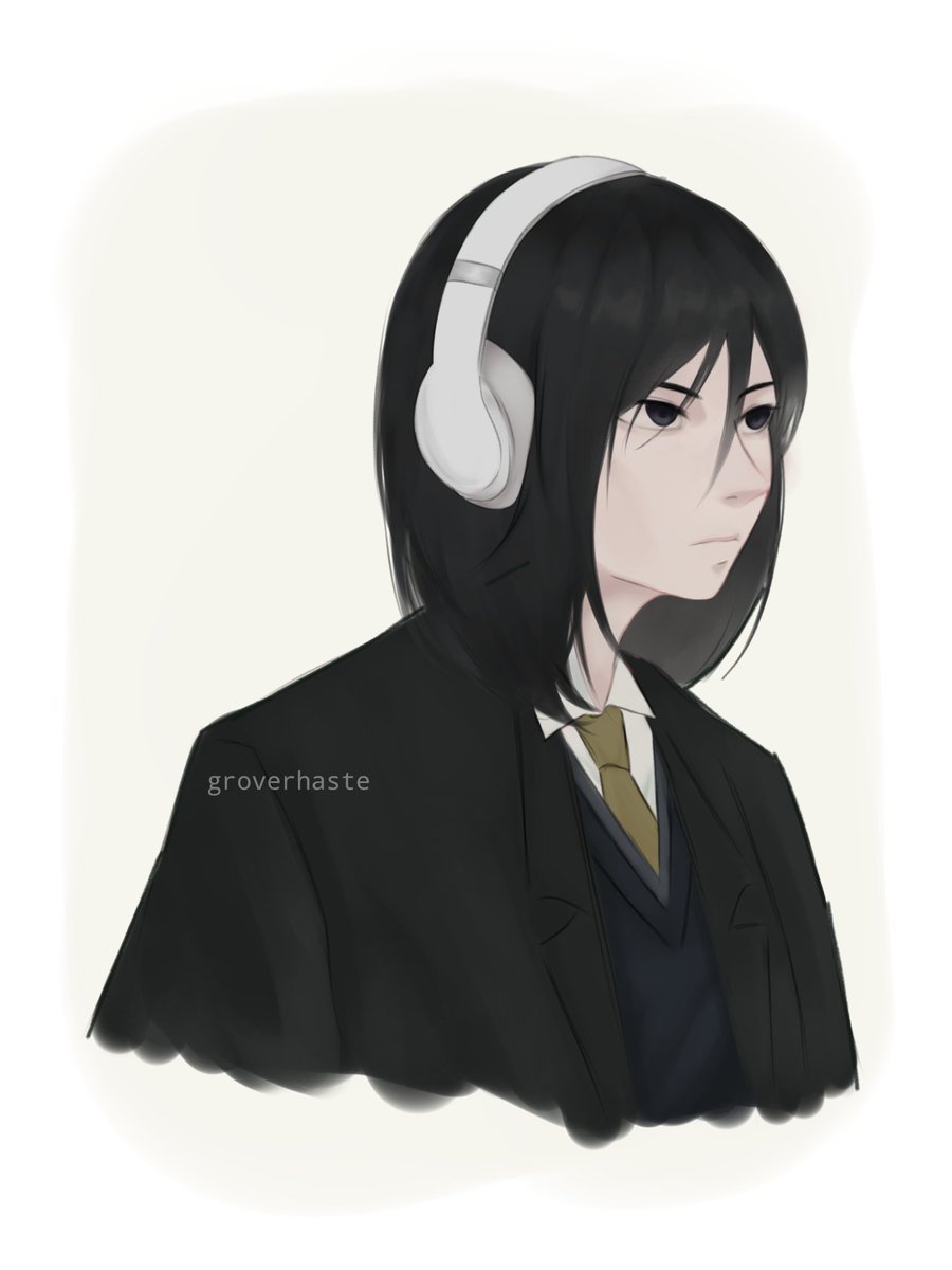 Drawing mikasa for 365 days. 26/365 #AttackOnTitan