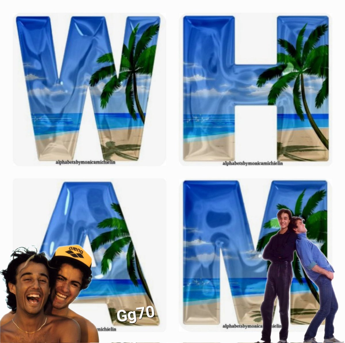 Hope you have a great Wham!sday ❤️🏖🏝
#georgemichael #wham #lovelies