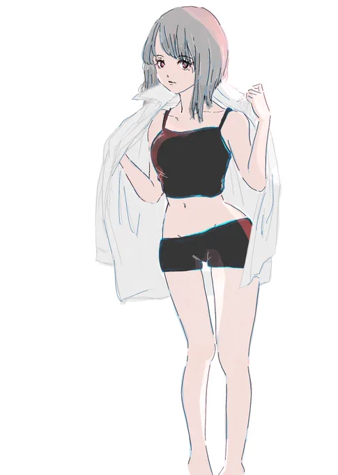 当時wipと称し、ずっと放置プレイしてる絵、、見返すと悪くないかも、と思うけど絵柄変わり過ぎでねかーーー!!再掲ですの、、 