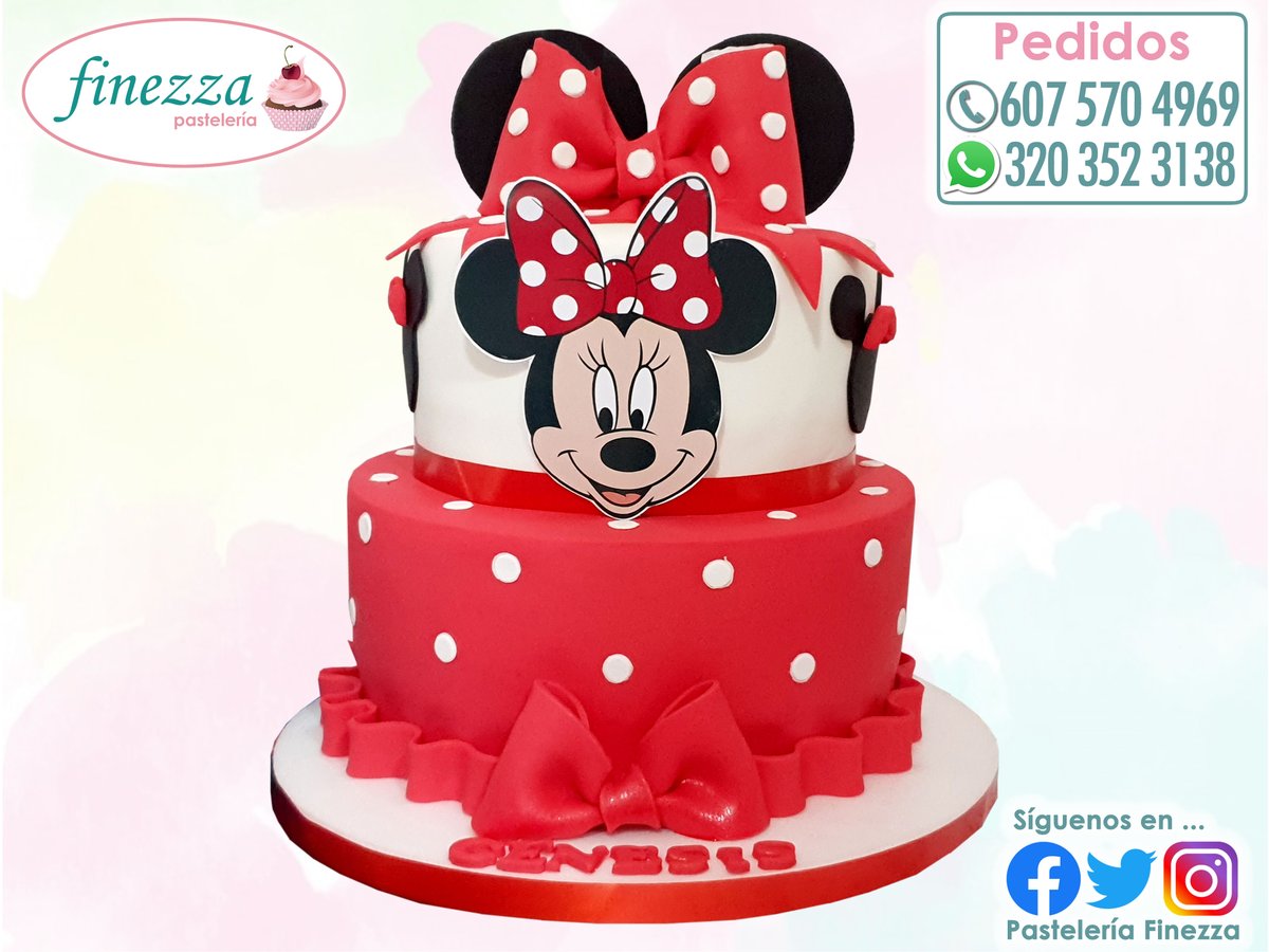 Feliz Cumpleaños Génesis!
 
#PasteleriaFinezza #CelebraConFinezza #FelizCumpleaños #Cumpleaños #HappyBirthday #Ponque #Torta #Cake  #CakeMinnie #Minnie #MinnieMouse #Disney #Genesis