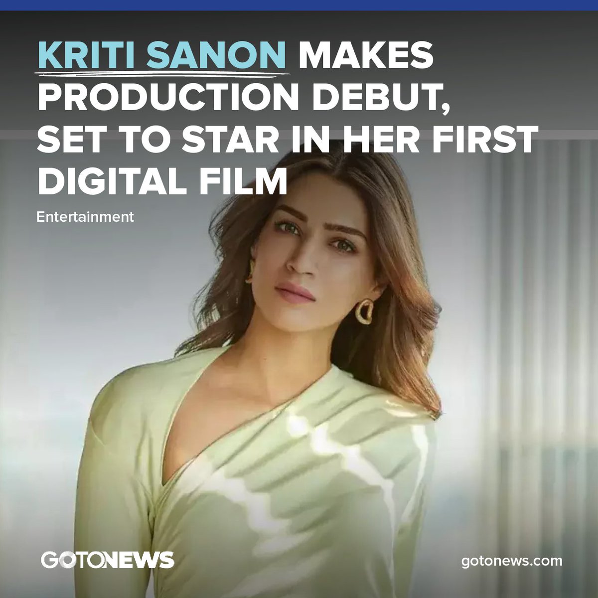 Entering the world of production, Kriti Sanon has embarked on her first venture as a producer in the entertainment industry. 

gotonews.com/entertainment/
#entertainment #bollywood #kritisanon #production #indian #cinema #OTTfilm #talented #actress #gotonews