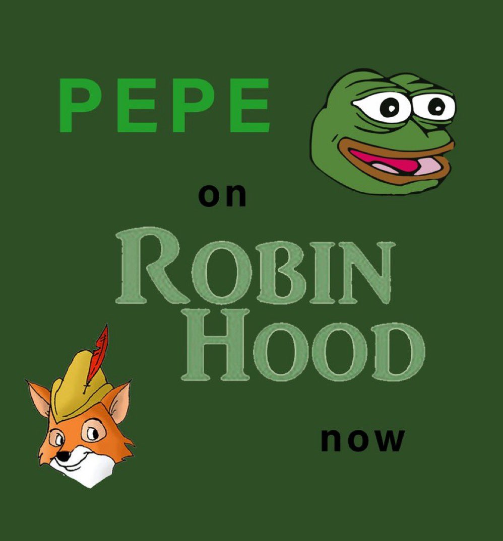 Let’s go $pepe #PepeOnRobinhoodNow #PEPEARMY #pepeislove