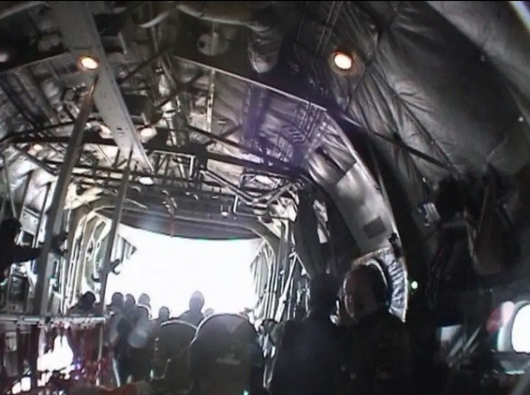 My last views on exit from a C130, greatly missed. #C130J #RoyalAirForce #Hercules #47Sqn #Wingsuit #Endofanera