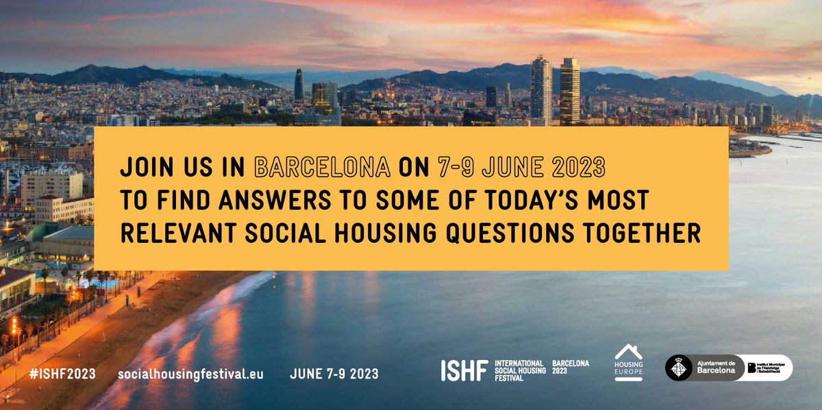 Retour sur le Festival International du #Logement Social la semaine dernière à Barcelone
#ISHF2023