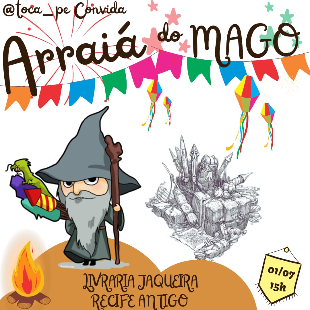 toca_pe_'s tweet photo. Olá Toca - PE ! Nosso próximo encontro presencial será no próximo dia 01 de julho, será uma boa oportunidade de nós sairmos da Toca e bater aquele papo! Sigam no Twitter e Instagram! Divulguem nossa Toca!
#tocape #arraia #Tolkien #recife #geek #pe #encontro https://t.co/rvygCYidDX