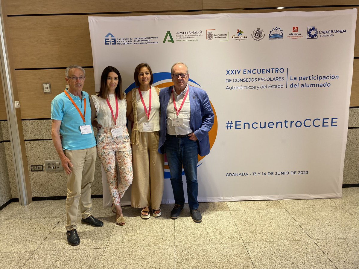 Los #encuentrosCCEE de granada ha sido posible gracias a #CEdeCantabria  . Un placer compartir  nuestra experiencia de “Transformar un centro de enseñanza en un centro de APRENDIZAJE” Gracias !!!