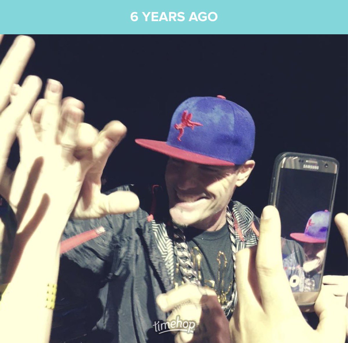 And 6 years to the day I gave the man himself a high-five. 😂✌🏼