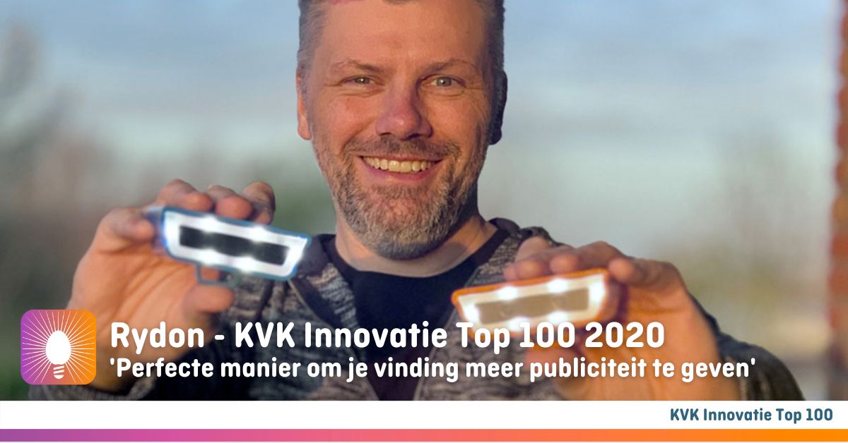 Eigenaar van Rydon Hugo van de Watering over hun deelname aan de Top 100 in 2020: 'De KVK Innovatie Top 100 is één van de weinige competities waar het echt om de ondernemer en de innovatie gaat en niet waar commercieel belang zwaarder weegt.'  kvkinnovatietop100.nl/site/Rydon-Duu…