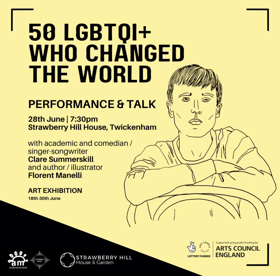 Culture RICHmond (@culturer1chmond) on Twitter photo 🏳️🌈 To celebrate #PrideMonth, join <a href="/RichmondIdeas/">Richmond Arts and Ideas Festival</a> on 28 June, 7:30pm @StrawbHillHouse for an #LGBTQIAPlus exhibition launch and talk about the publication of the new book 50 #LGBTQI+ who changed the world and its accompanying exhibition.
🔗eventbrite.com/e/631420314157 🏳️🌈 To celebrate #PrideMonth, join <a href="/RichmondIdeas/">Richmond Arts and Ideas Festival</a> on 28 June, 7:30pm @StrawbHillHouse for an #LGBTQIAPlus exhibition launch and talk about the publication of the new book 50 #LGBTQI+ who changed the world and its accompanying exhibition.
🔗eventbrite.com/e/631420314157