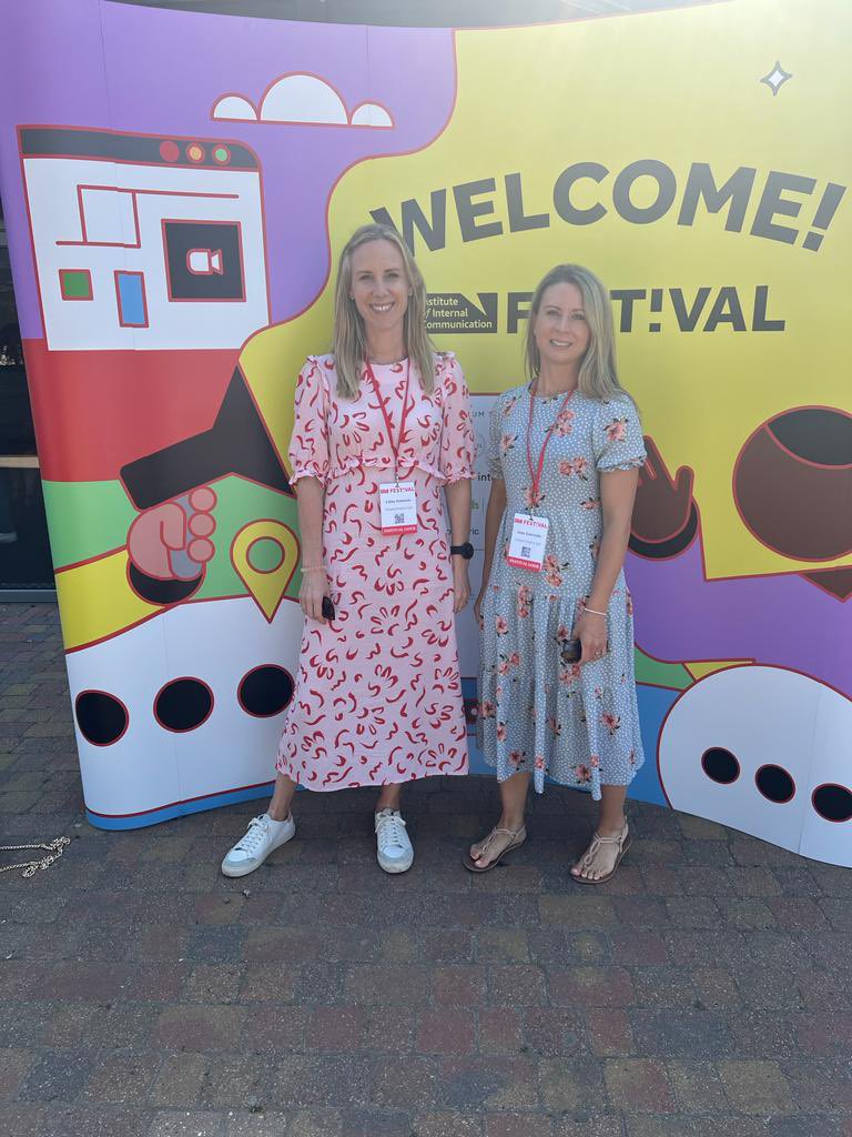 Having a great day so far at #IoICFestival23 ☀️

Loads of interesting comms insights to take back to our clients! 

@JaneEntwistle @LibbyEntwisle @usioosgov #internalcomms