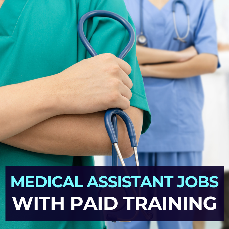 WebDealFinder's tweet photo. Become a medical assistant and join the medical workforce with paid training program! 
See details on the websites listed below 👇