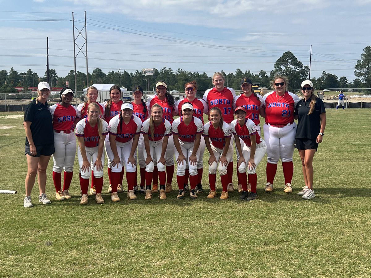 Broome_Softball's tweet photo. 3A/4A North gets the win yesterday over 3A/4A South!! 👏 
Game 2 today vs. 5A/2A/1A North. https://t.co/MhCiMpVRK1