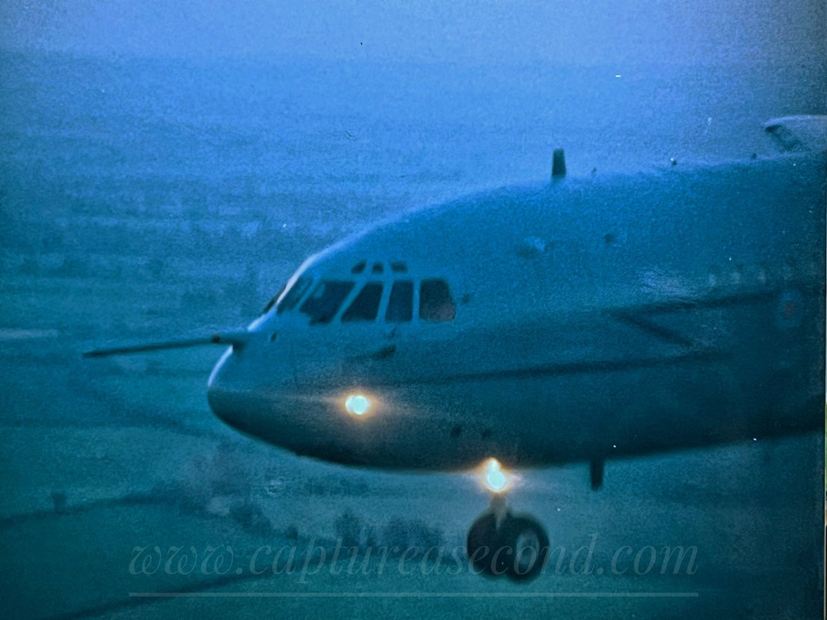 Up close and personal on approach to RAF Brize Norton, 1998. #upcloseandpersonal #royalairforce #raf #vc10 #jet #airtoair #air2air #aircraft #aeroplane #noordinaryjob #aviation #avgeek #captureasecond