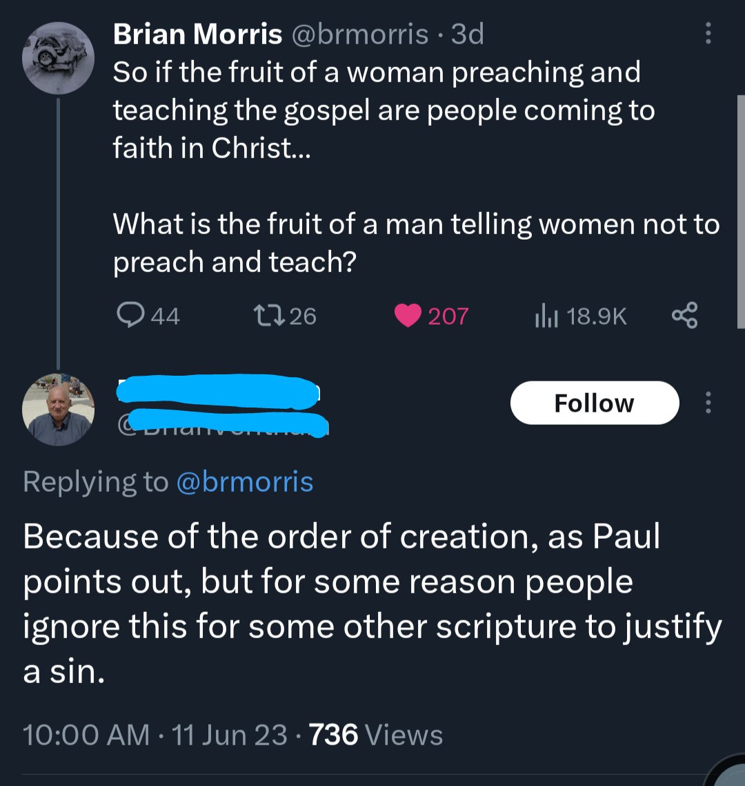 Marissa Jensen On Twitter This Dude It s A Sin For Women To Preach Marissa jensen on twitter this dude it s a sin for women to preach