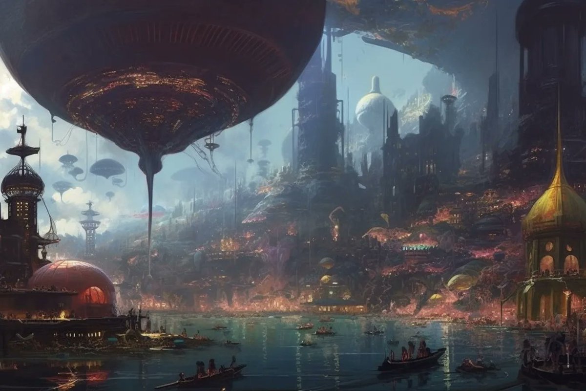 blind_imagery's tweet photo. GM! #ScifiWeek w/ @Badbeanllc Alien Landscapes: Explorers ventured forth, where reality shifted and morphed. Bizarre flora and fauna lurked in every corner. Their senses deceived them, for what they saw was only a glimpse of the cosmic truth. https://t.co/s1jMV4fo91