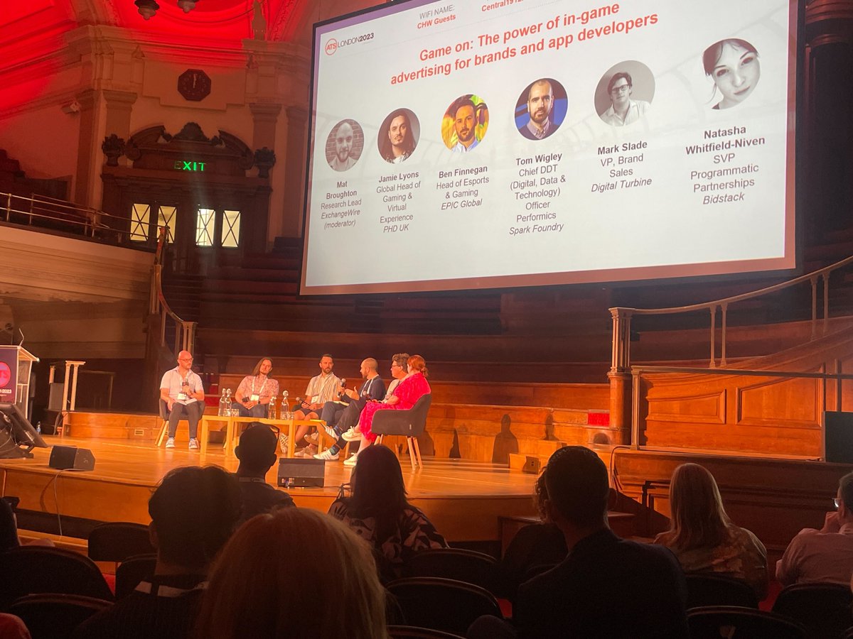 kevelapi's tweet photo. Game on! Love gaming, finding new audiences and uncover new ways of gaining attention!
#ingameads #mobilegaming #ATSL23 https://t.co/slODmUHj7s