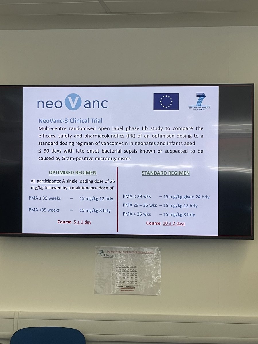 Great to hear from @DrLouiseFHill1 at our team Journal Club session today, discussing the results of the NeoVanc study 🦠👏🏻 To find out more about NeoVanc, visit penta-id.org/severe-infecti… #AMR #resistance #clinicaltrial