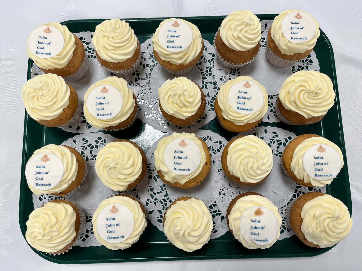 ResearchSjog's tweet photo. SJOG Research Foundation celebrated our research grant recipients this week as part of Saint John of God week @SJOGLiffey @sjogdse @sjogcs #research #cupcakes https://t.co/cU9rPssTUG