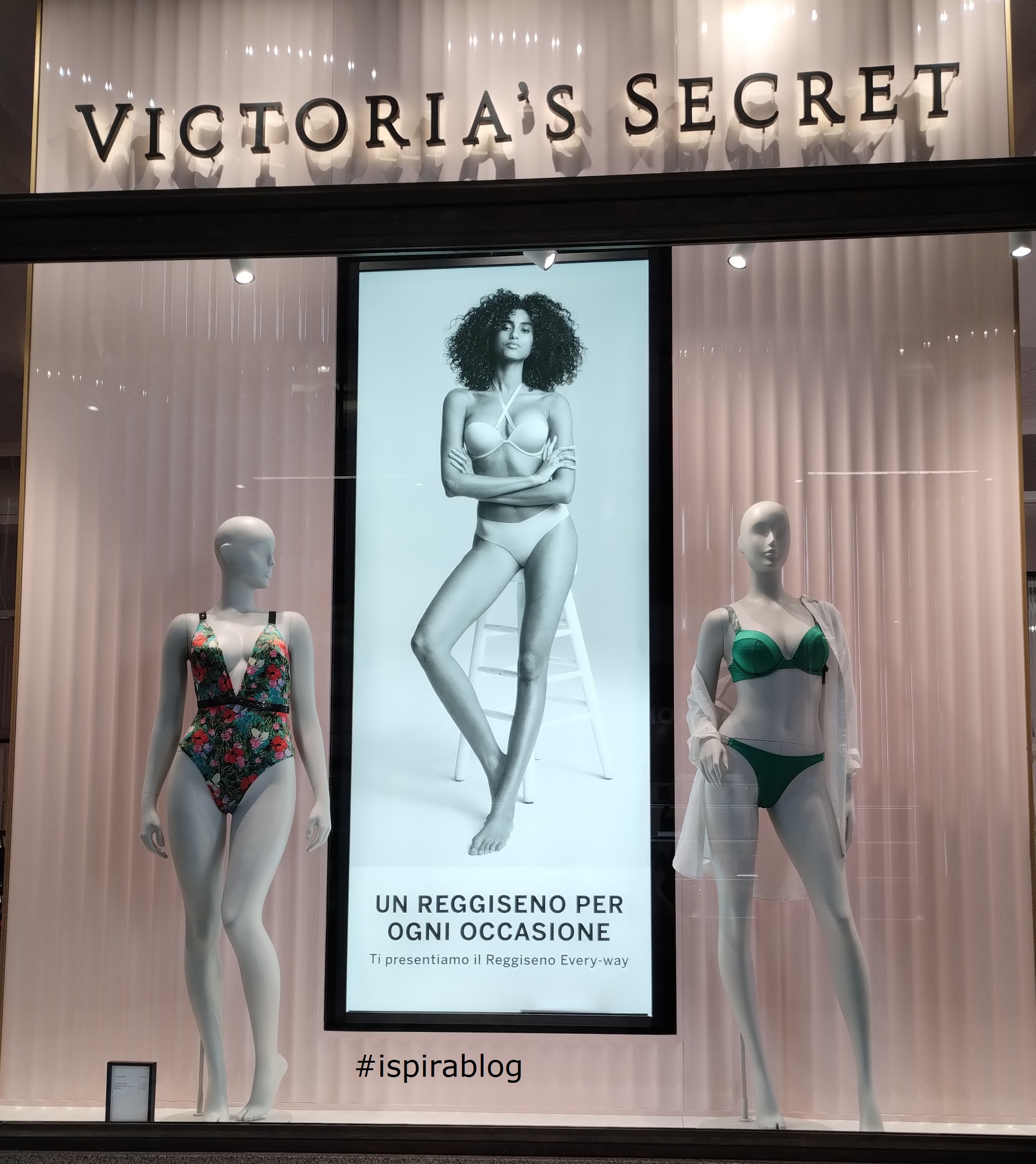 Luca Peruzzi on X: Victoria's Secret Turin - Spring 2023 Womenswear  Collection - flower patterned one suit swimwear, green two pieces swimwear  and white dressing gown #victoriasecret #ispirablog    / X