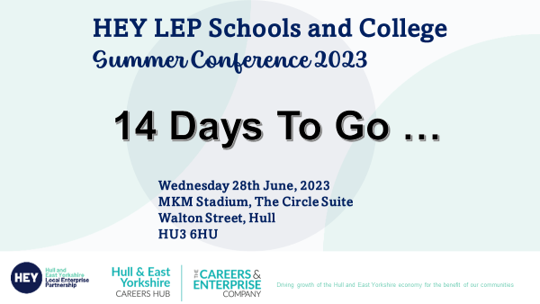 HEYCareersHub's tweet photo. Countdown ⏰
📢Listen to National Update from - @CareerEnt
📢What we have learnt from our students - @TheMJSocial
📢Student Voice Panel led by - @WithernseaHigh
And so much more...
#SummerConference
#HEYLEP
#SchoolsANDColleges
@HOP_Humber
@CareerEnt https://t.co/fRjzXnvKFc