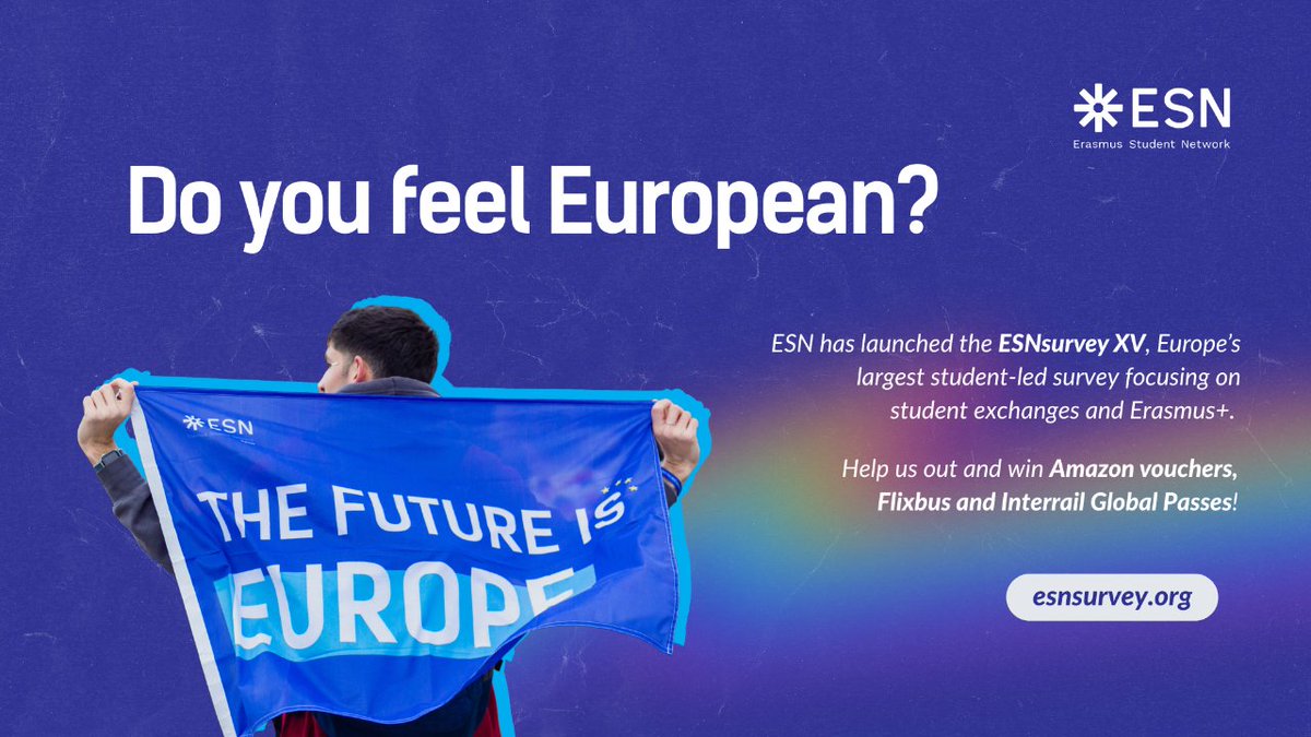 ESNSpain's tweet photo. ESN calling! 📞✨
Student organizations can be your compass when navigating the uncharted waters of a new place during your mobility journey. Go to https://t.co/8tTsOM8sLh and share your adventure with us!

#ESNsurveyXV #ErasmusPlus https://t.co/X4xxsyKUB3