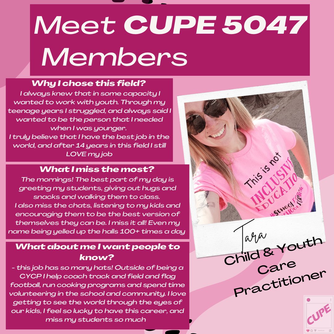 Cupe5047Stories's tweet photo. Meet Tara!!!

#cupe5047 #cupe5047strike #cupe5047solidarity #hrce #hrcestrike #fairdealnow #fairwages #houstonwehaveaproblem #inclusionmatters https://t.co/nproMDaYgf