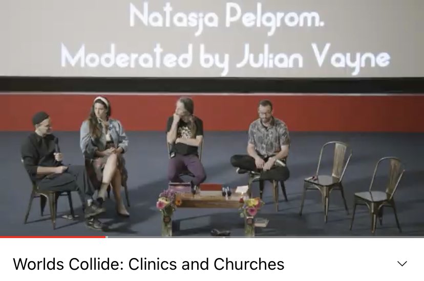 The first panel “Clinics and Churches”with @DavidErritzoe of @Imperial_PRG , Natasja Pelgrom, @RevNemu moderated by @JulianVayne can be viewed here: youtu.be/TQkK_gCXW2U