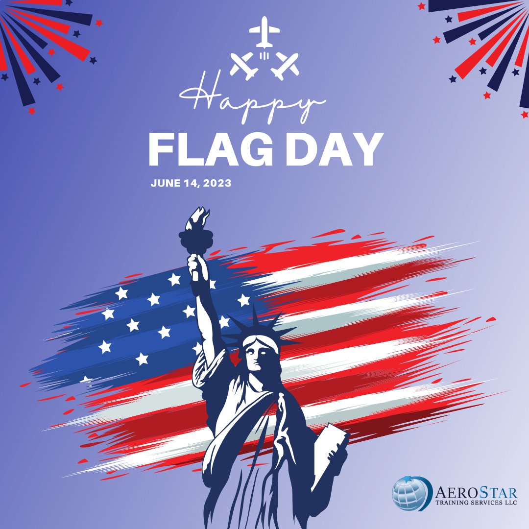 Happy Flag Day to all aviation professionals who soar through the clouds with the spirit of our flag in their hearts. Together, we uphold the values of our nation and showcase the power of aviation to unite and connect. 🛩️🇺🇸 

#FlagDay #AviationProfessionals #UnitedThroughFlight