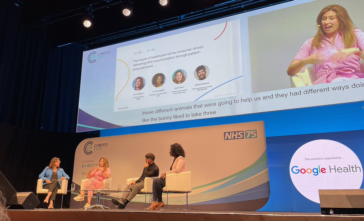 👍 session chaired by @KBDeSalvo with @Mrcolitiscrohns @CosmicKidsYoga & @DrSimi_A talking about empowering pts using social media. Be authenticinformative, engaging & authoritative when creating media posts for Pts. 75% of pts look on the internet when they have a health issue