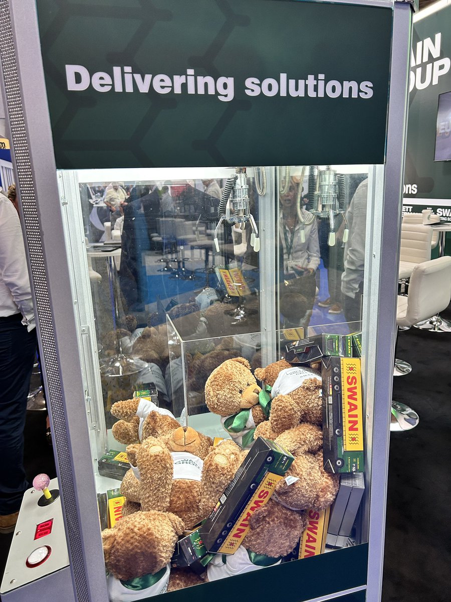 Busy morning for the @TheSwainGroup on day two of Multimodal. Who’s won a teddy bear? #multimodal2023